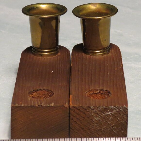 Antique sconces/candler holders from weaving looms - Picture 4 of 7